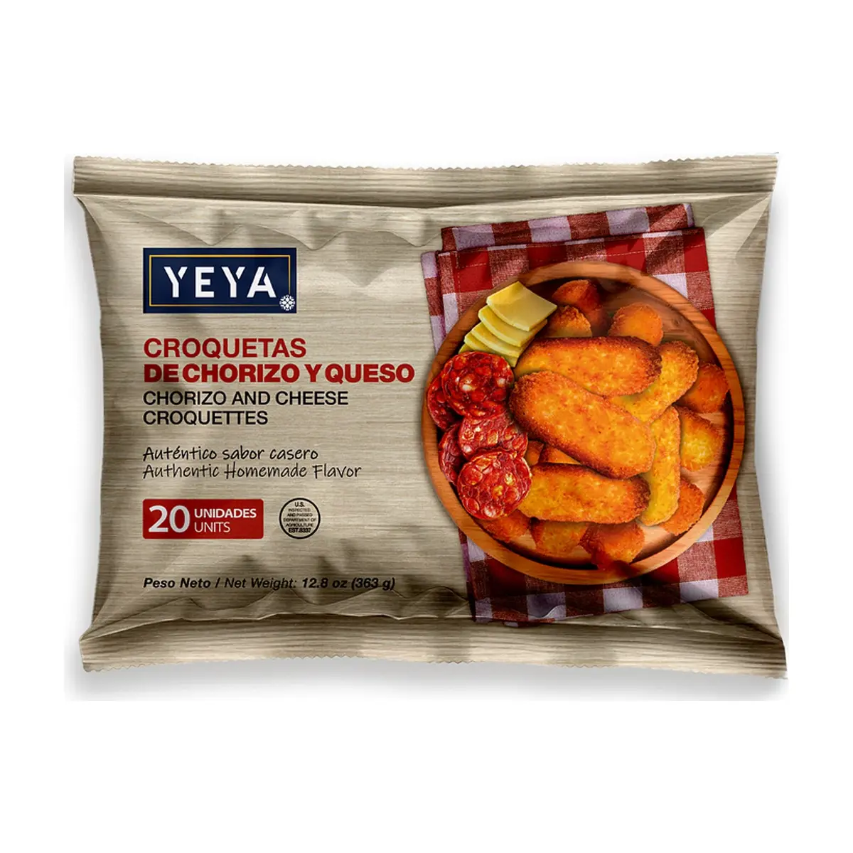 Croquetas de Chorizo y Queso YEYA (363 g / 12.8 oz)