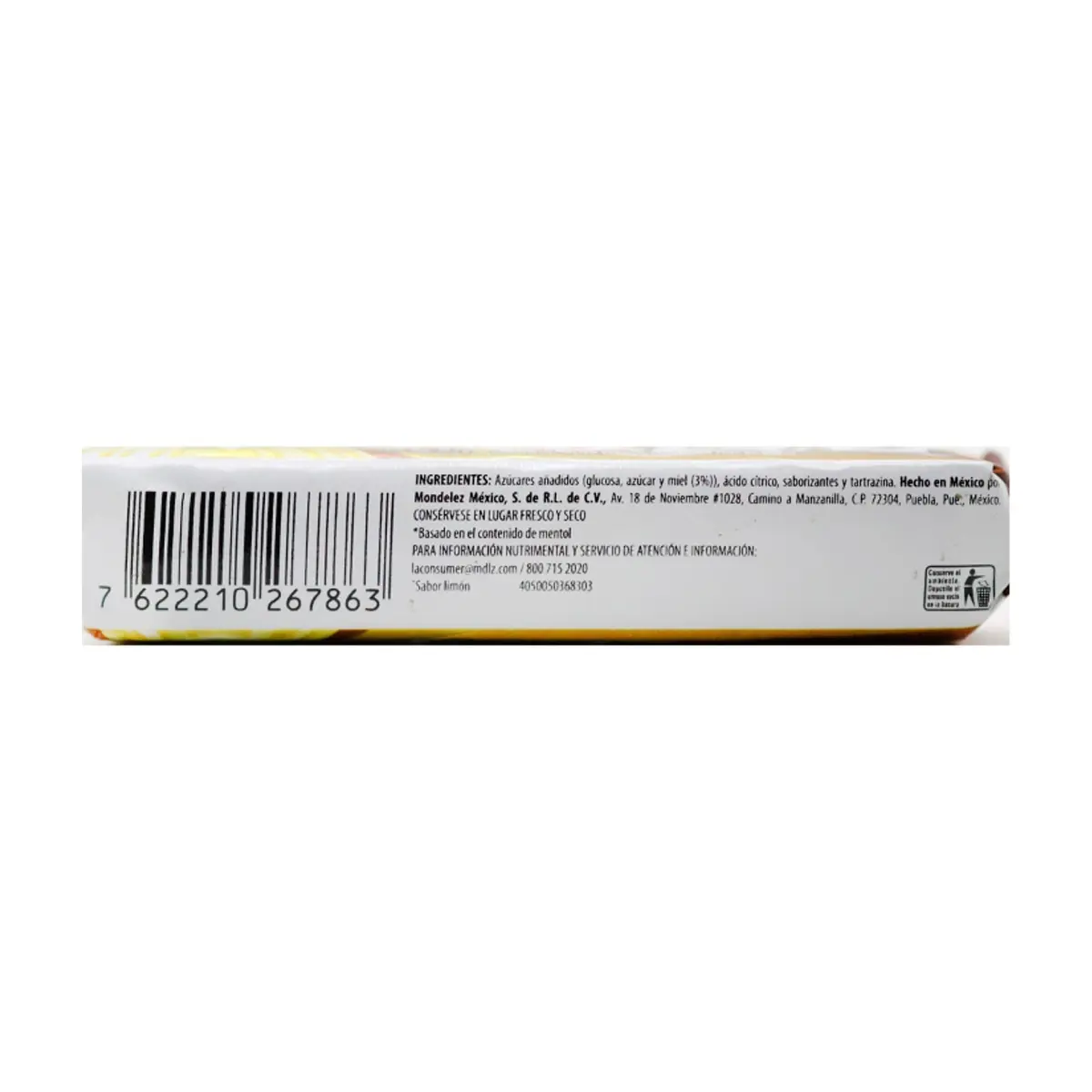Caramelos macizos sabor miel y limón Halls (25 g / 0.88 oz) - Miniatura 4