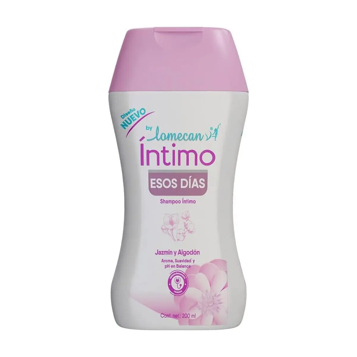 Champú íntimo jazmín y algodón esos días LomecanV (200 ml)