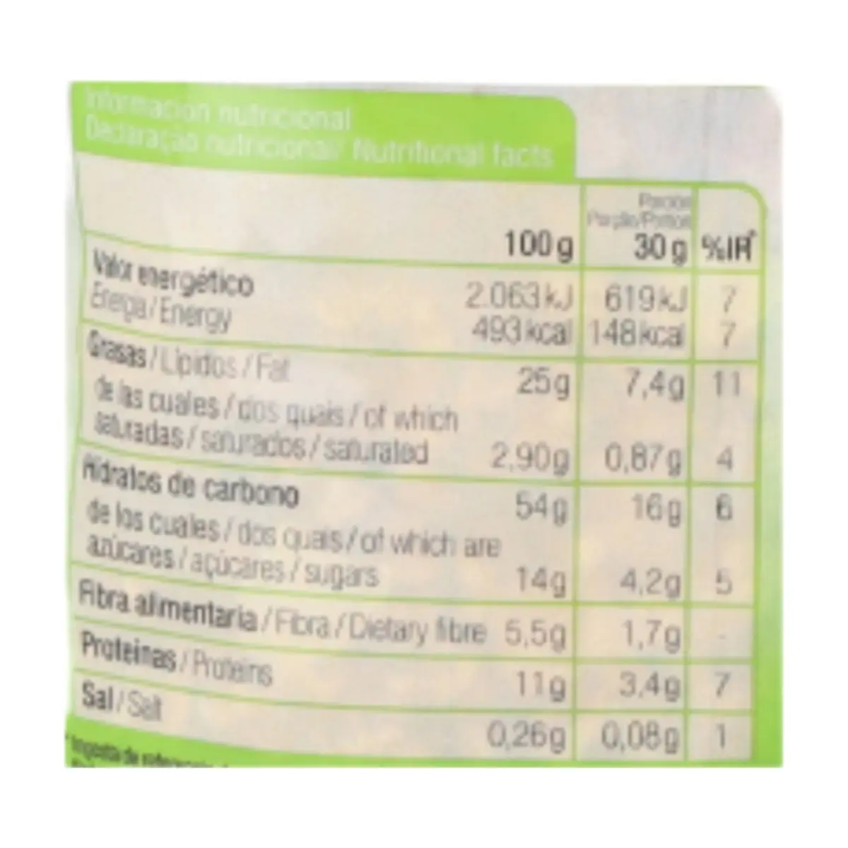 Cereal Muesli crujiente de frutos secos Ceridés (500 g / 1.1 lb) - Miniatura 7