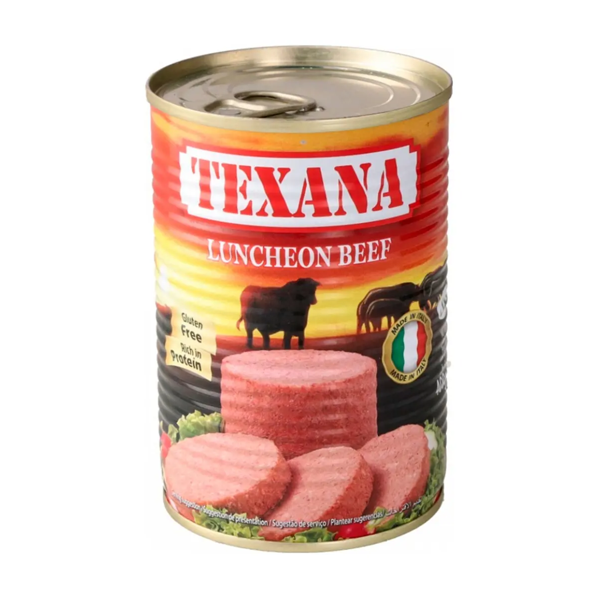 Carne de res enlatada tipo spam Texana (400 g / 14.11 oz)
