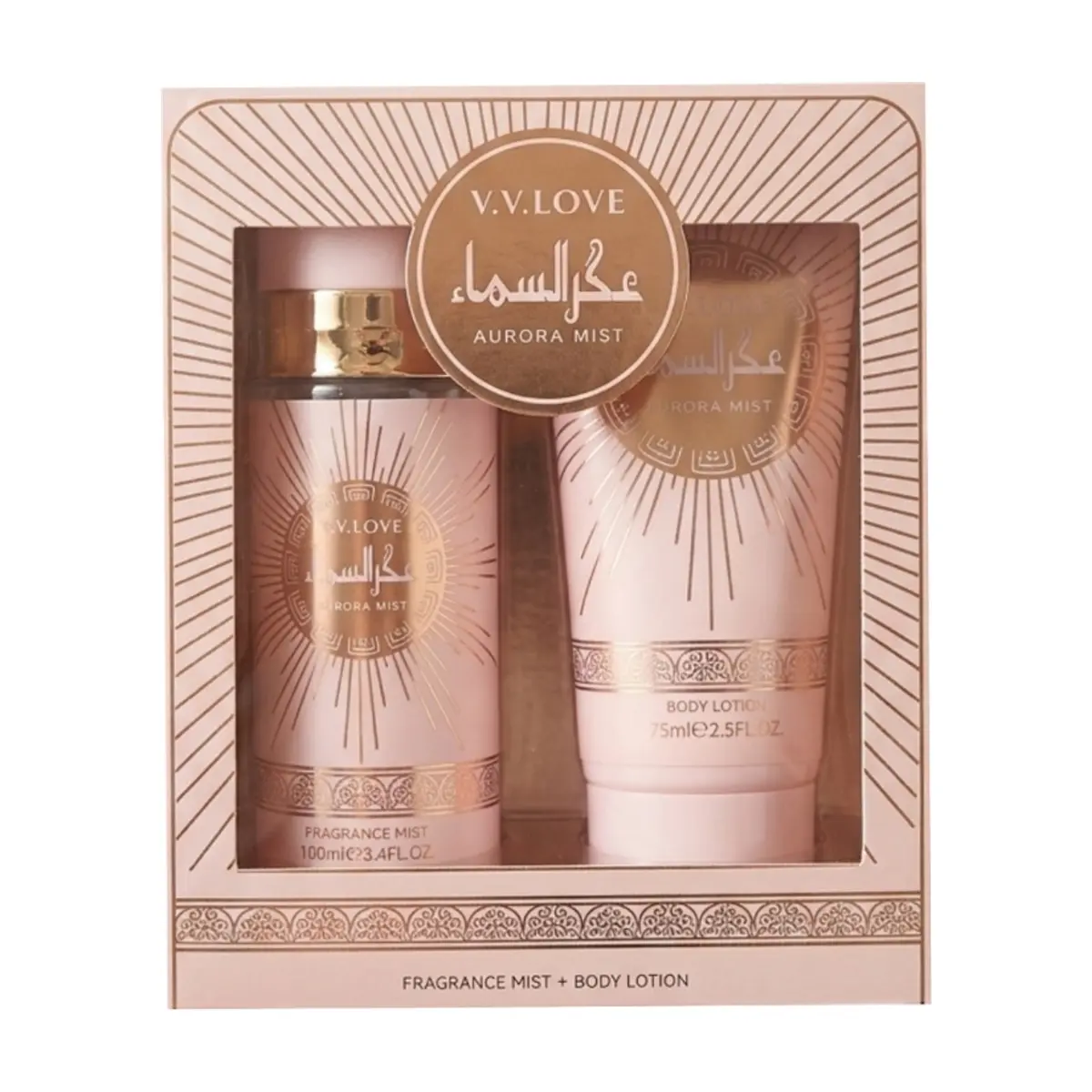 Kit de colonia y crema para mujer Aurora Mist V.V.Love - Thumbnail 2