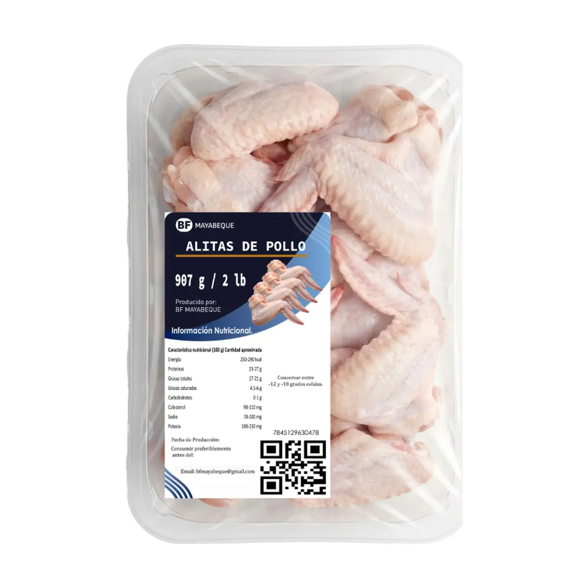 Alitas de pollo BF Mayabeque (907 g / 2 lb)
