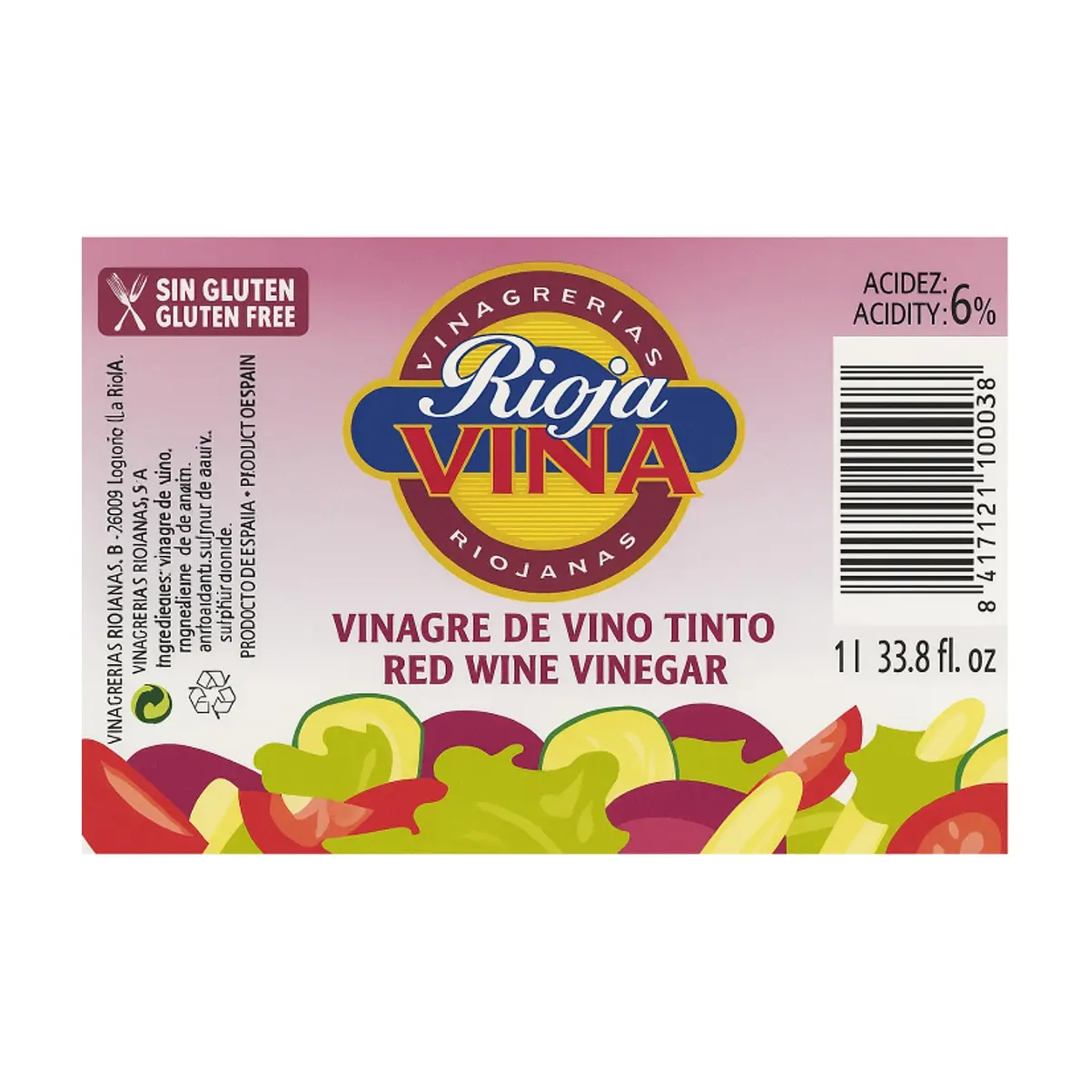 Vinagre de vino tinto Riojavina (1 L) - Thumbnail 2