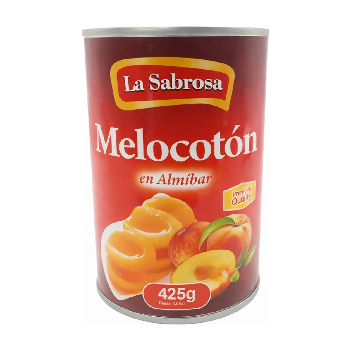 Melocotón en almíbar La Sabrosa (425 g / 14.99 oz) - Miniatura 1