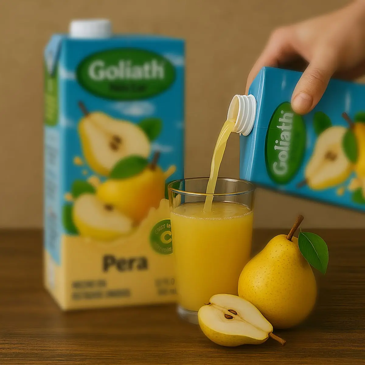Jugo sabor pera Goliath (4 x 946 ml / 32 fl oz) - Thumbnail 4