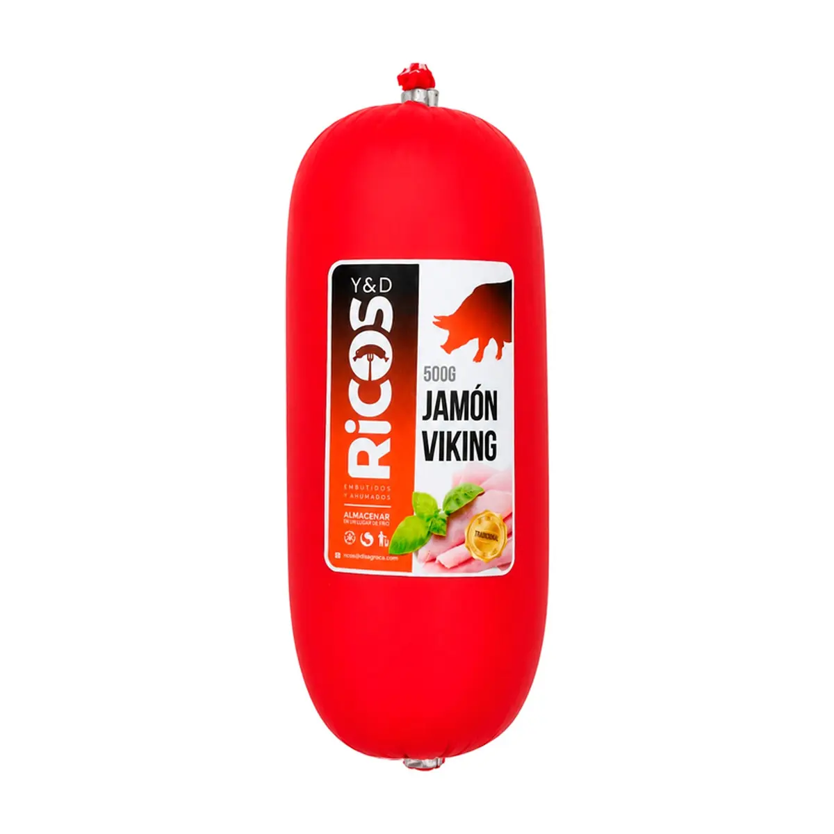 Jamón viking tradicional Y&D (500 g / 1.1 lb)
