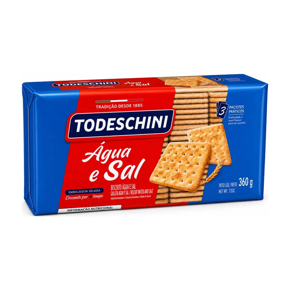 Galletas agua y sal Todeschini (360 g / 12 oz)