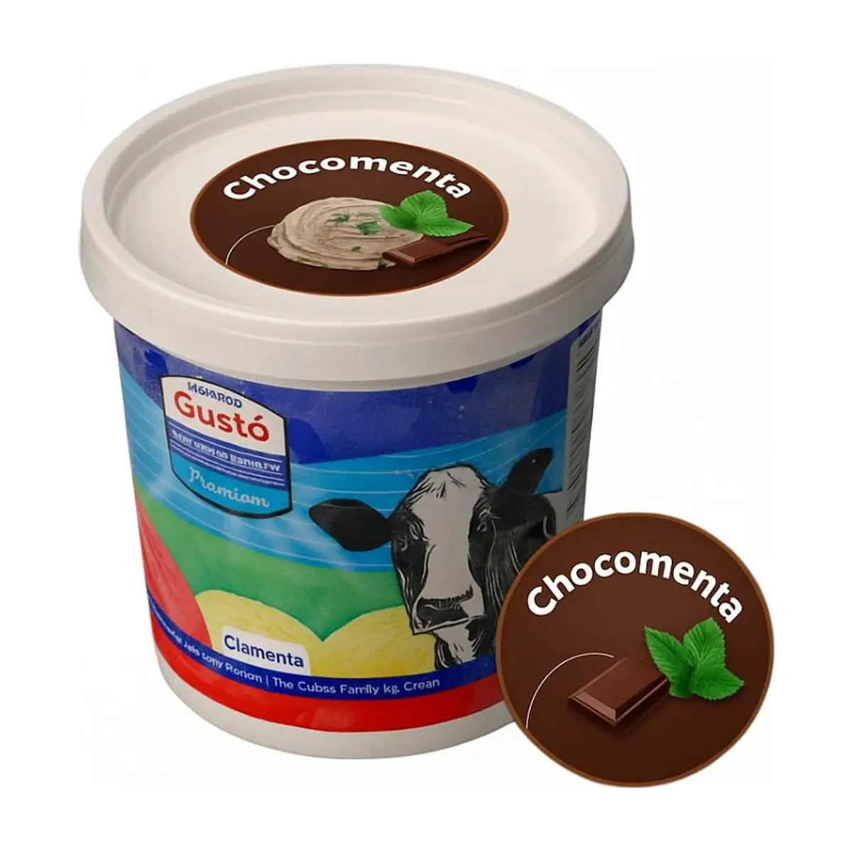 Helado de chocomenta Gustó Premium (1 L) - Miniatura 4
