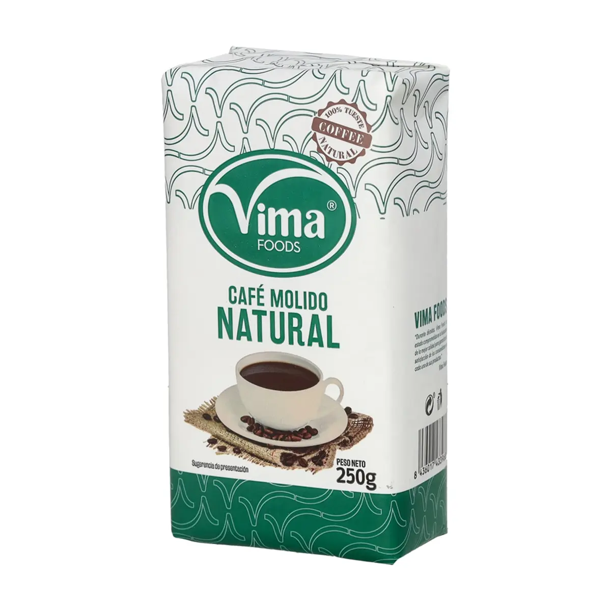 Café molido natural Vima Foods (250 g / 8.81 oz)