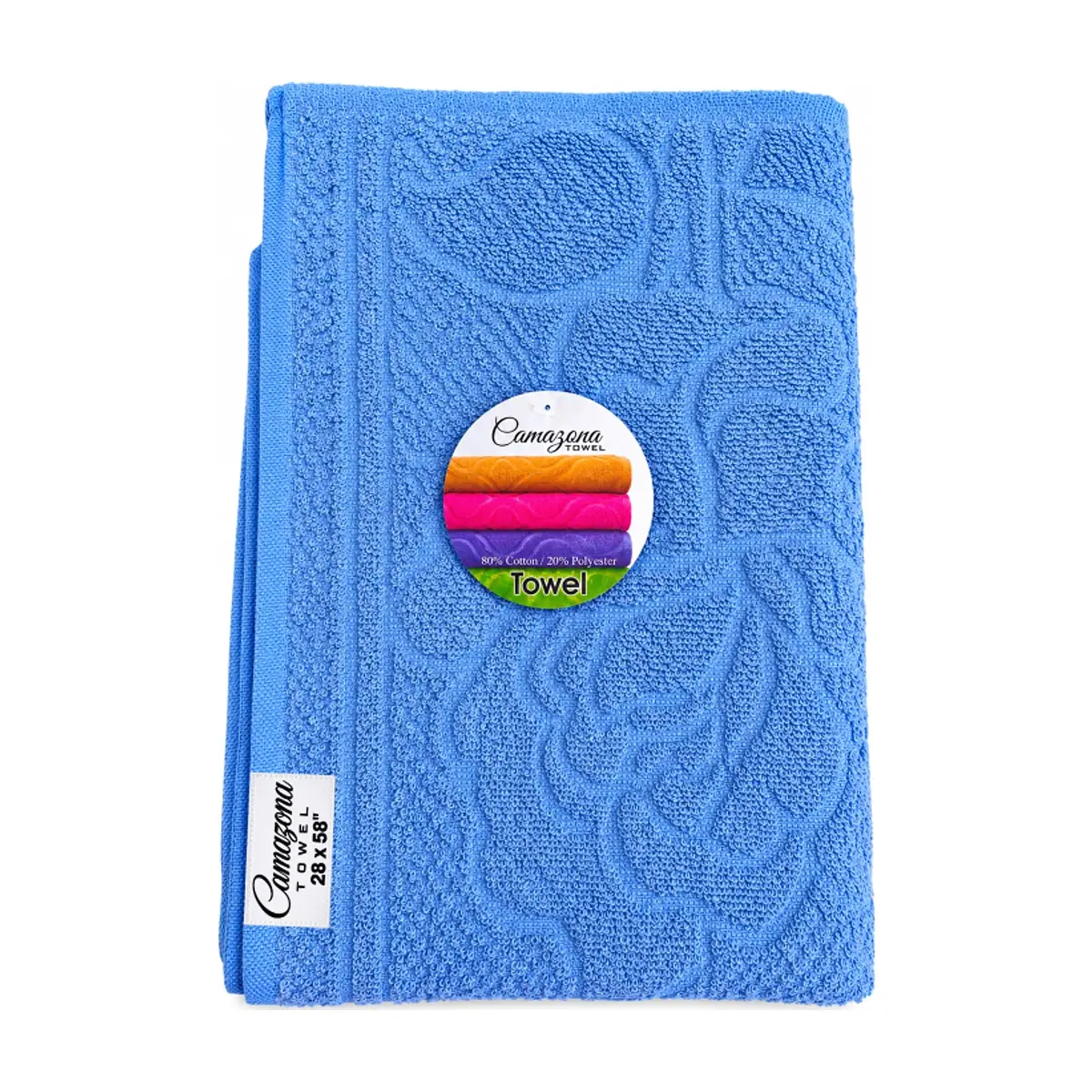 Toalla azul claro 71.12 × 147.32 cm Camazona - Imagen 1
