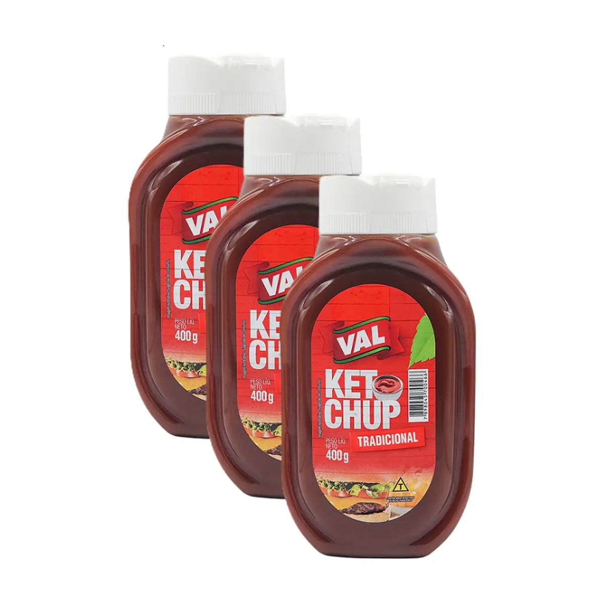 Ketchup tradicional Val (3 x 400 g)