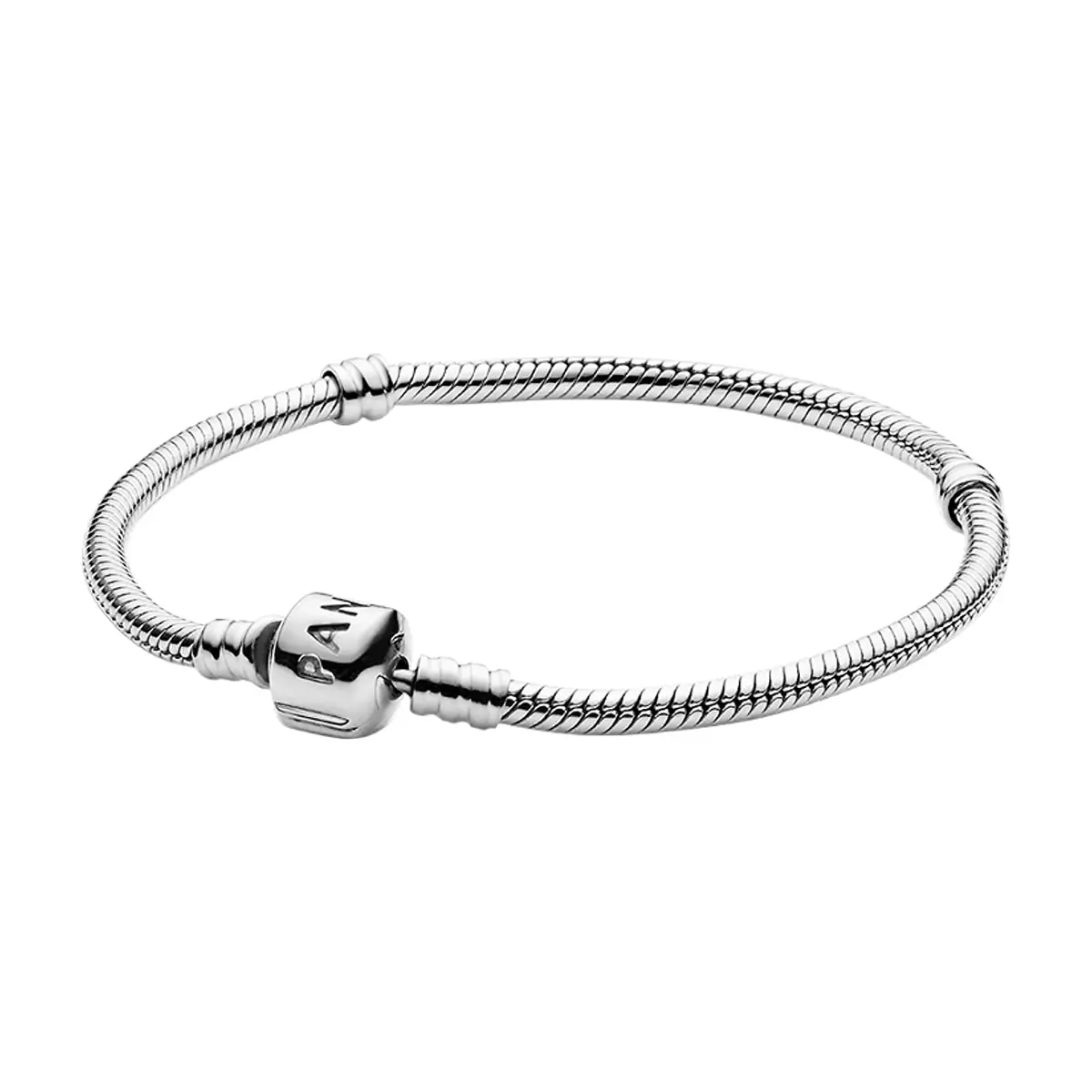 Pulsera de plata S925 estilo Pandora Moments con cierre (19 cm)