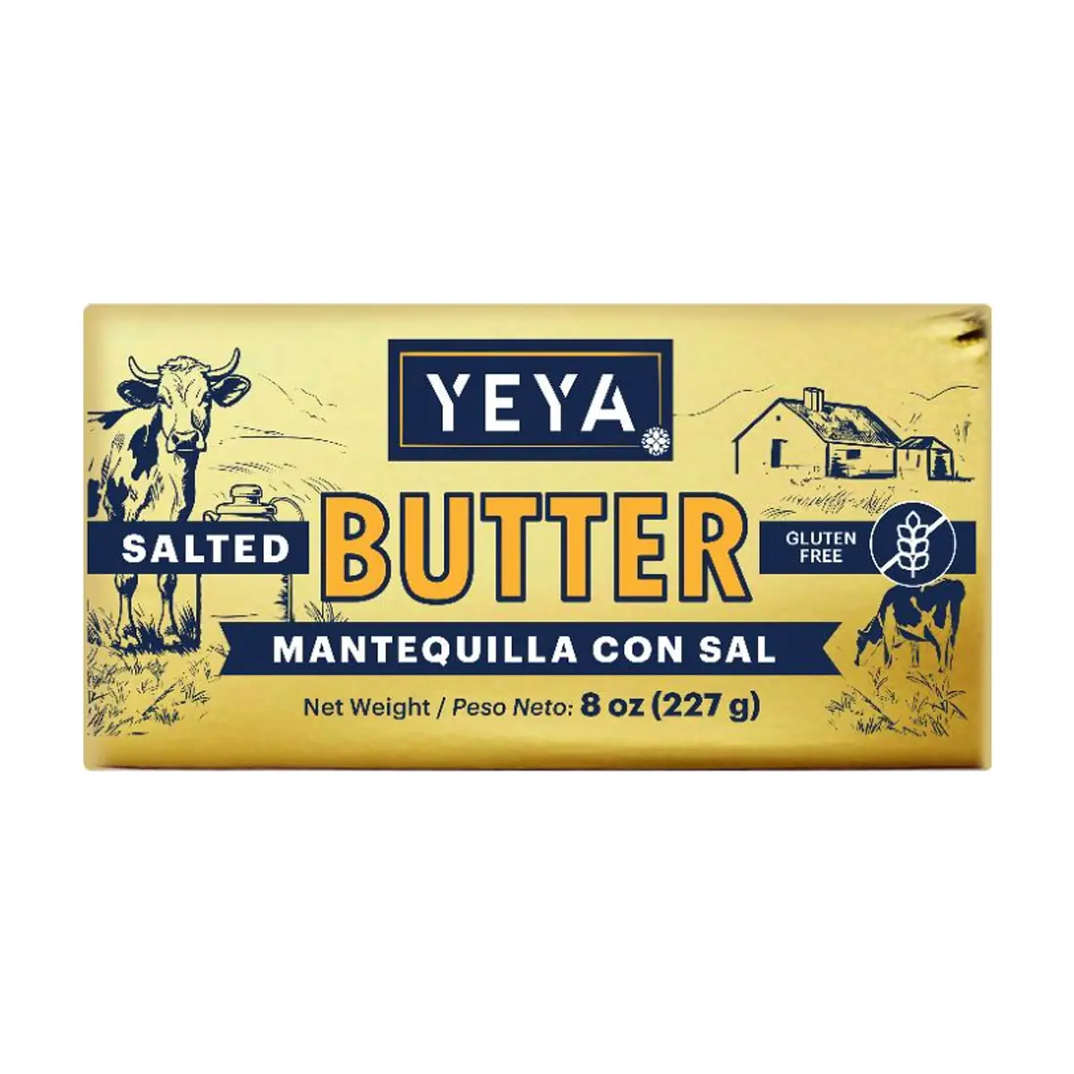 Mantequilla con sal YEYA (3 x 227 g / 8 oz) - Thumbnail 3