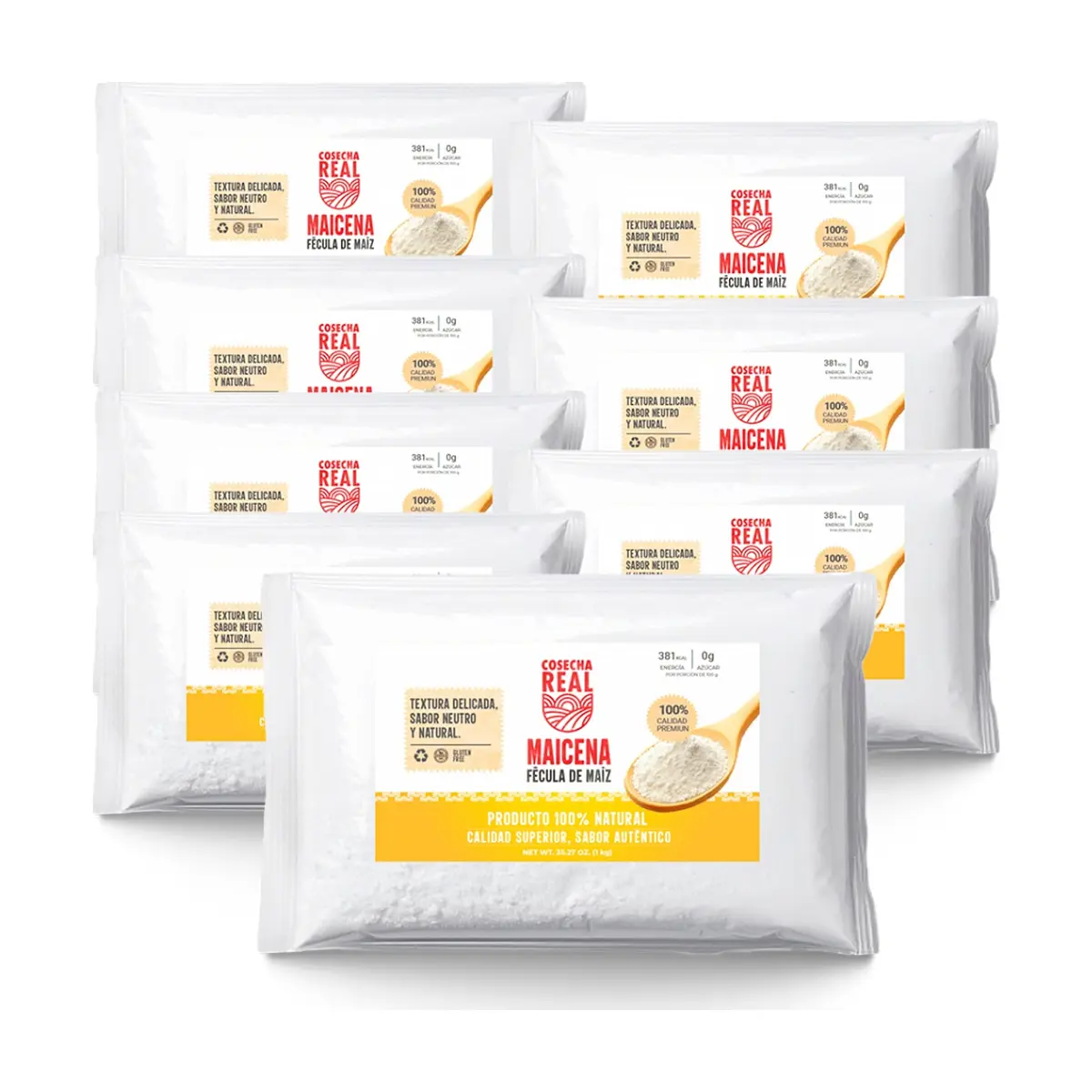 Maicena Cosecha Real (8 x 1 kg / 2.2 lb)