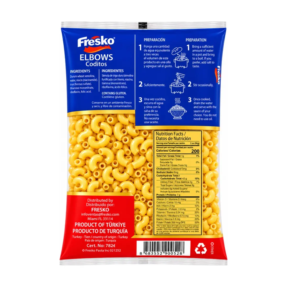 Coditos Fresko (500 g / 1.10 lb) - Miniatura 2
