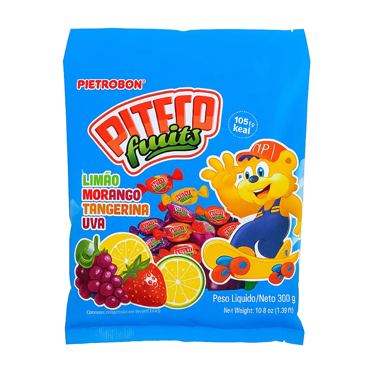 Caramelos suaves surtido de frutas Pietrobon (300 g / 10.58 oz)