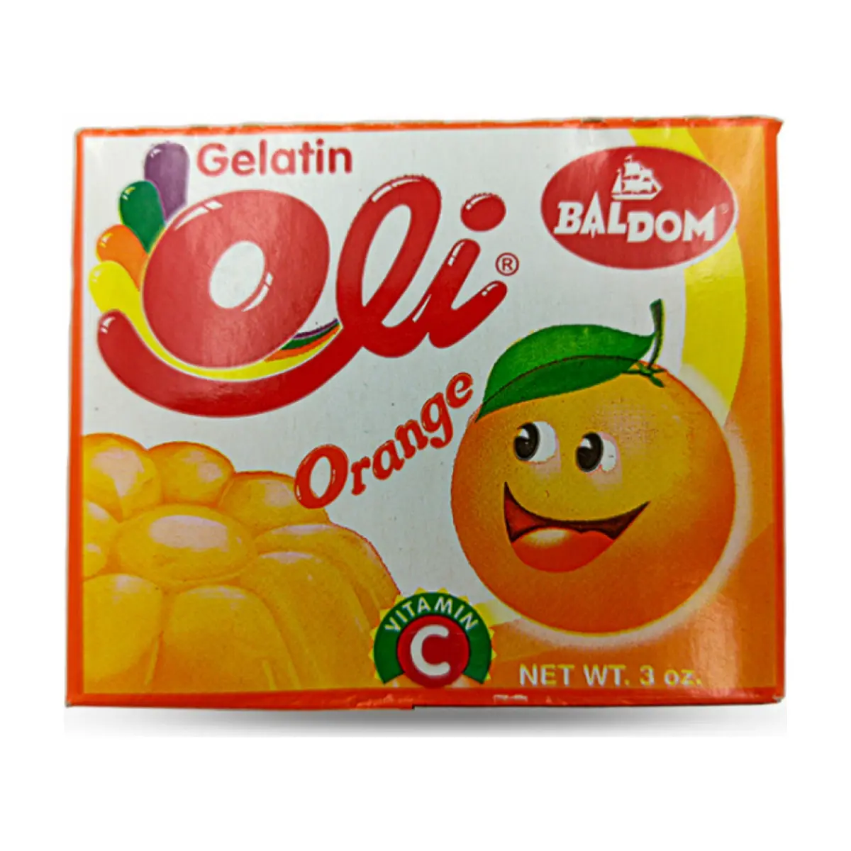 Gelatina sabor naranja Oli (85 g / 3 oz) - Thumbnail 1