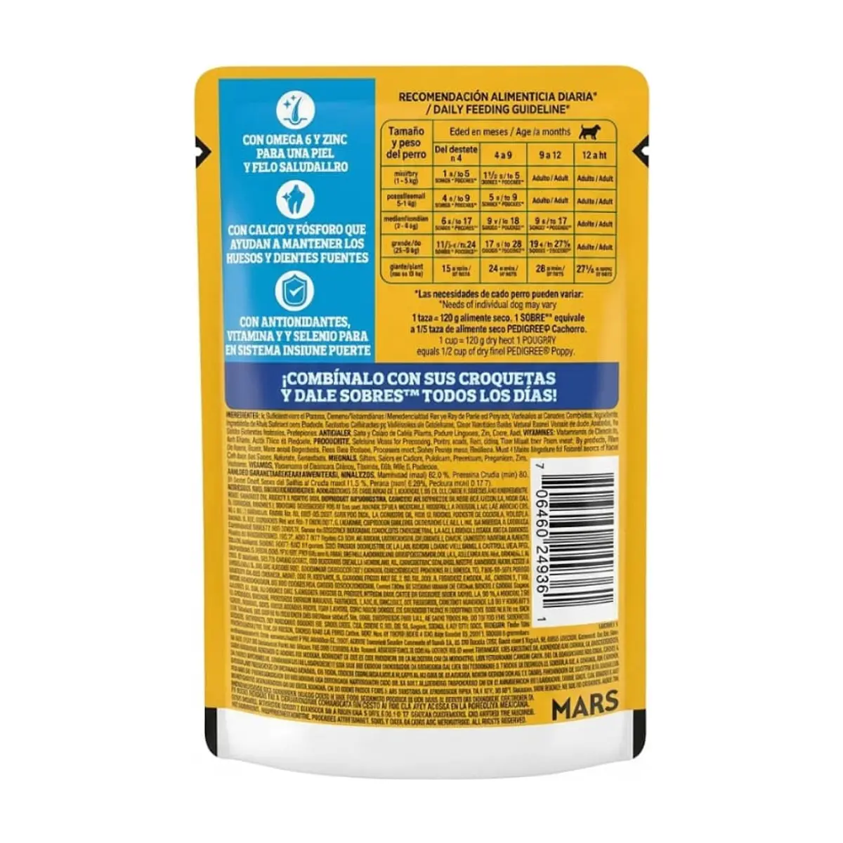 Comida para perros cachorros sabor pollo en filete Pedigree (100 g / 3.5 oz) - Thumbnail 4