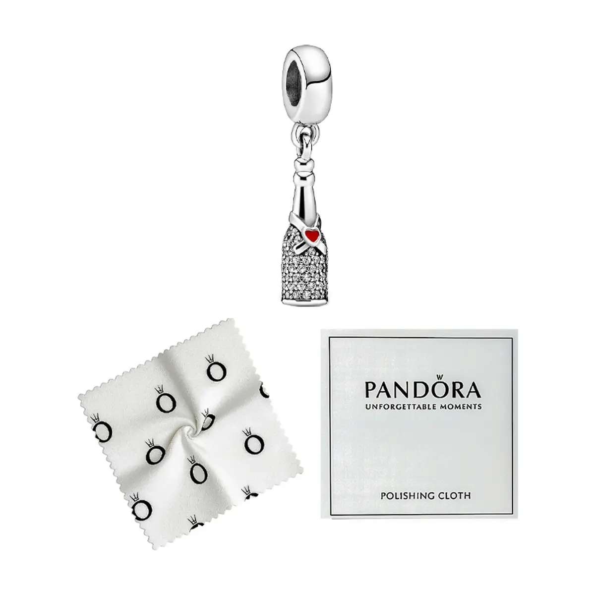 Charm colgante de plata S925 estilo Pandora tiempo de celebración - Thumbnail 2