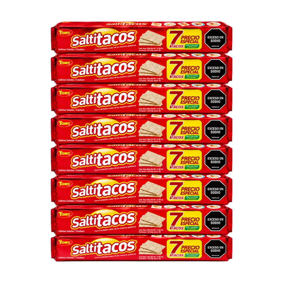 Galletas saladas Tomy Saltitacos (8 x 595 g / 1.3 lb)