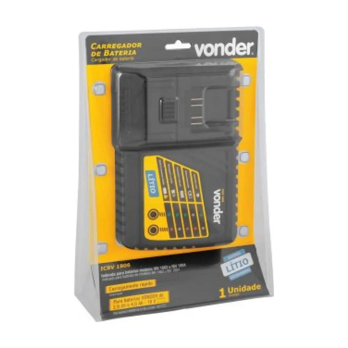 Cargador de batería rápido de 18 V Vonder ICBV1806 - Thumbnail 2