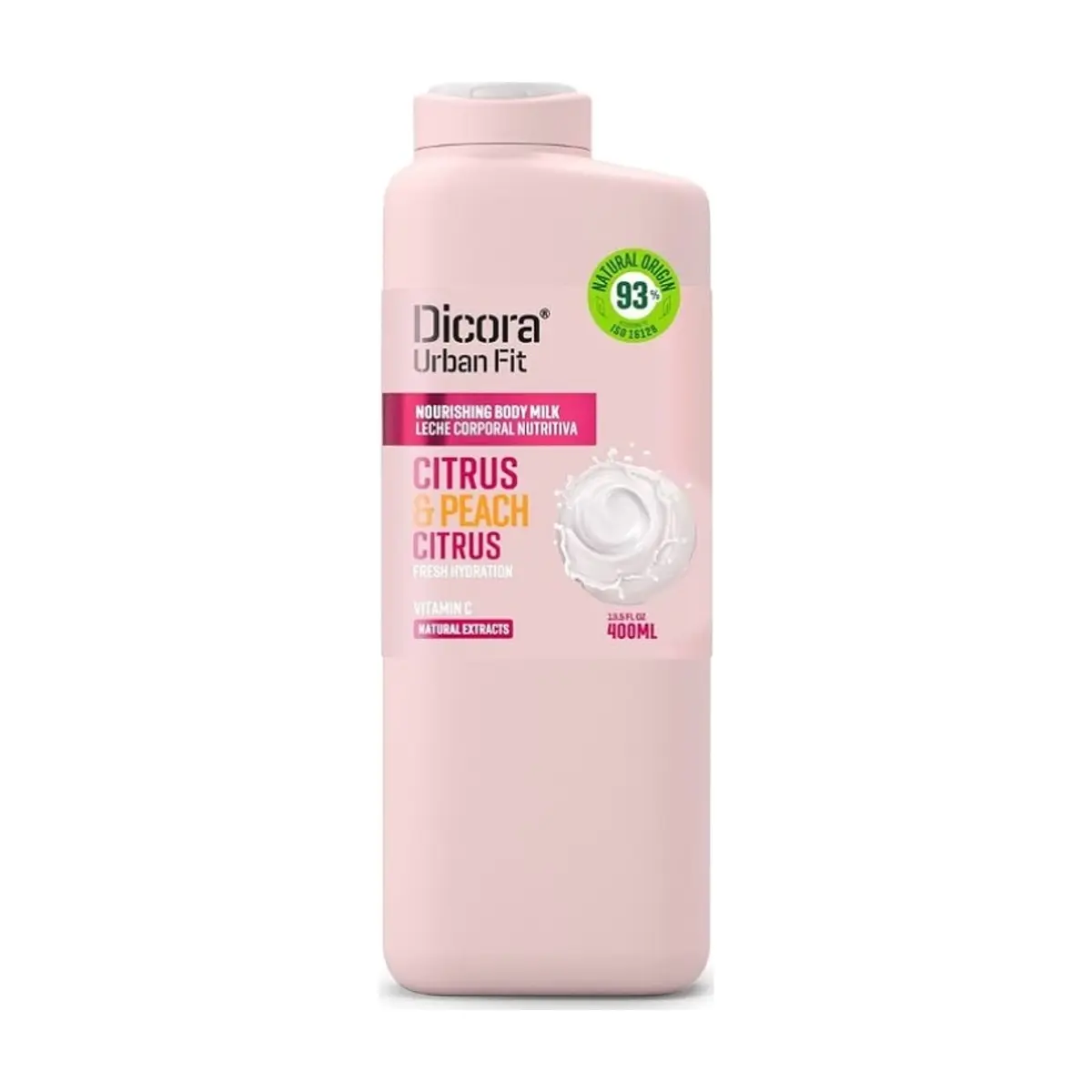 Crema Hidratante Body Milk Cítrico-Melocotón con Vitamina C (400ml) DICORA UF