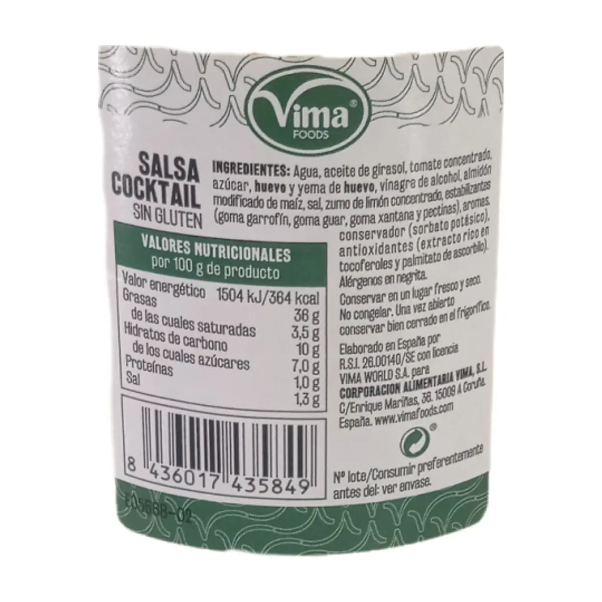 Salsa cocktail Vima Foods (225 ml) - Thumbnail 5