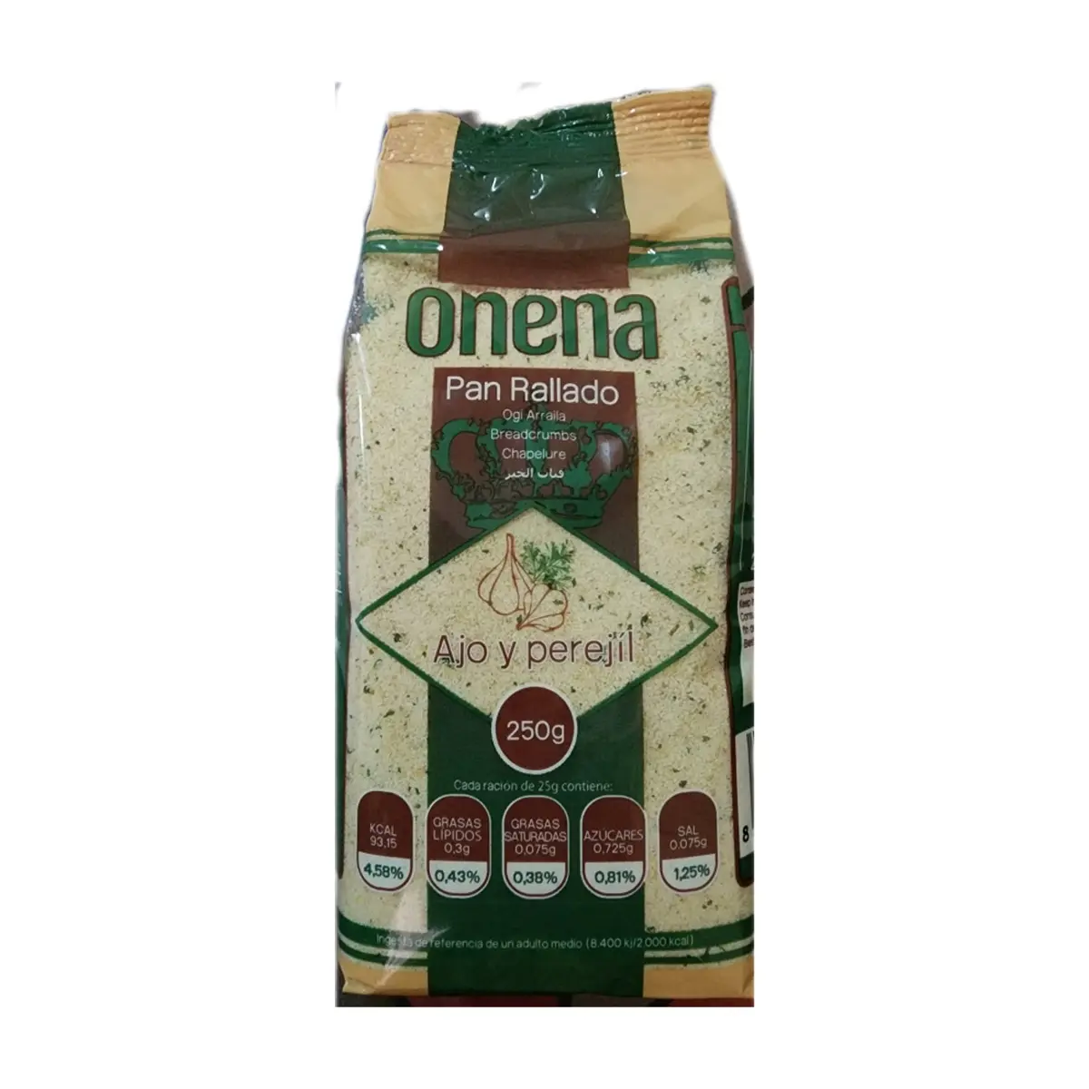 Pan rallado con ajo y perejil Onena (250 g / 8.8 oz)
