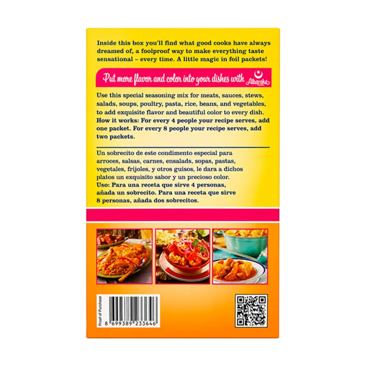 Sazón con azafrán Albaraka (100 g / 3.52 oz) - Thumbnail 3