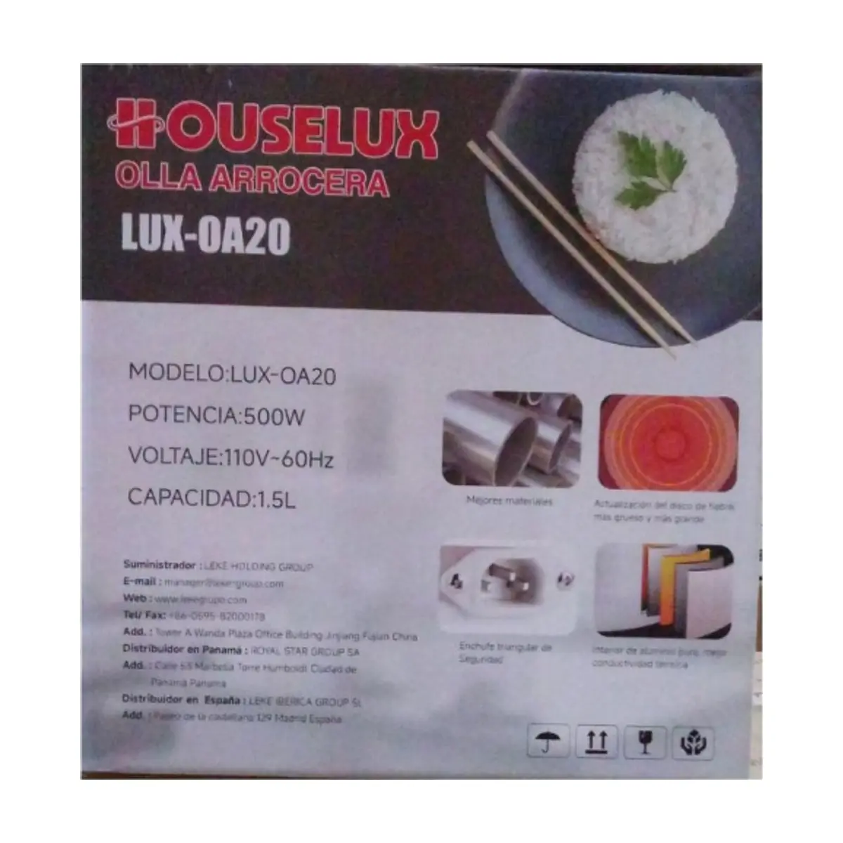 Olla arrocera Houselux 1.5 L - Thumbnail 3