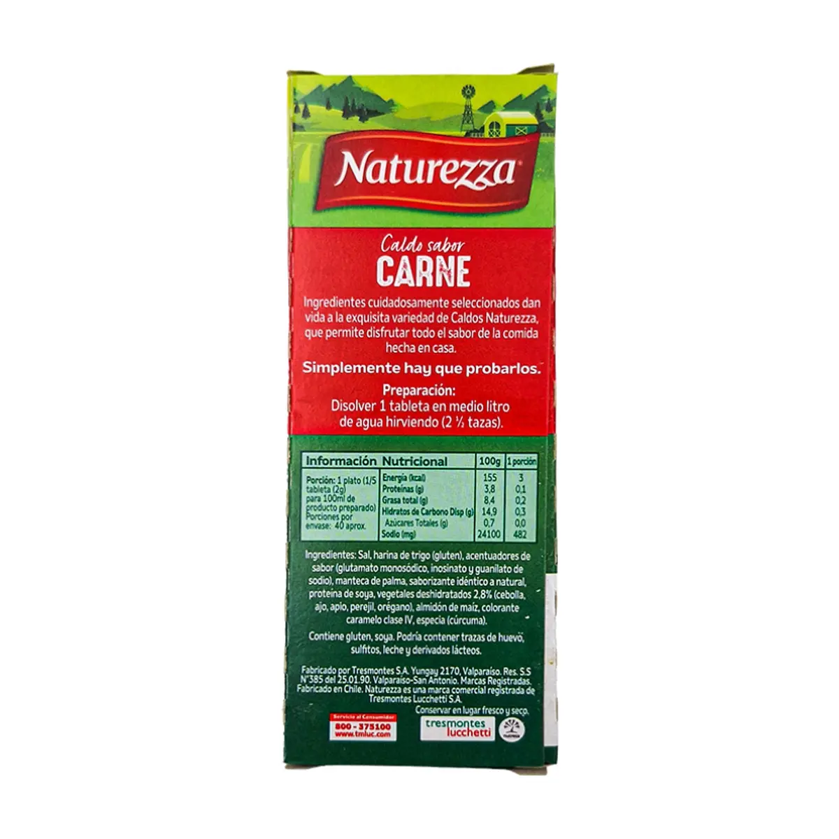 Caldo Sabor Carne Naturezza (80 g) - Thumbnail 2