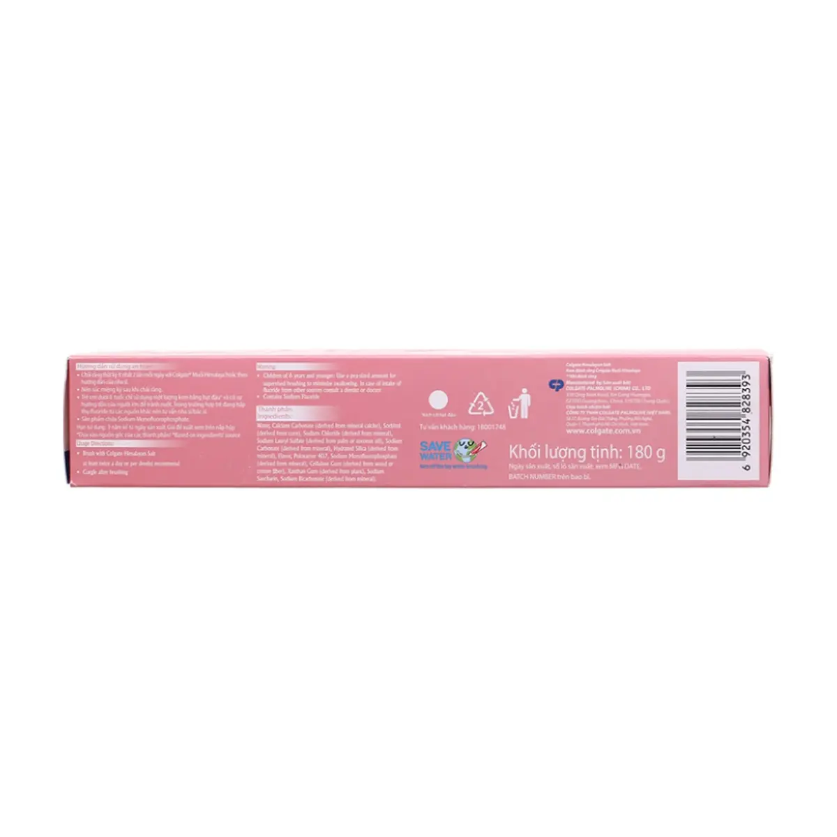 Pasta dental sal de Himalaya Healthy White Colgate (180 g / 6.34 oz) - Thumbnail 2