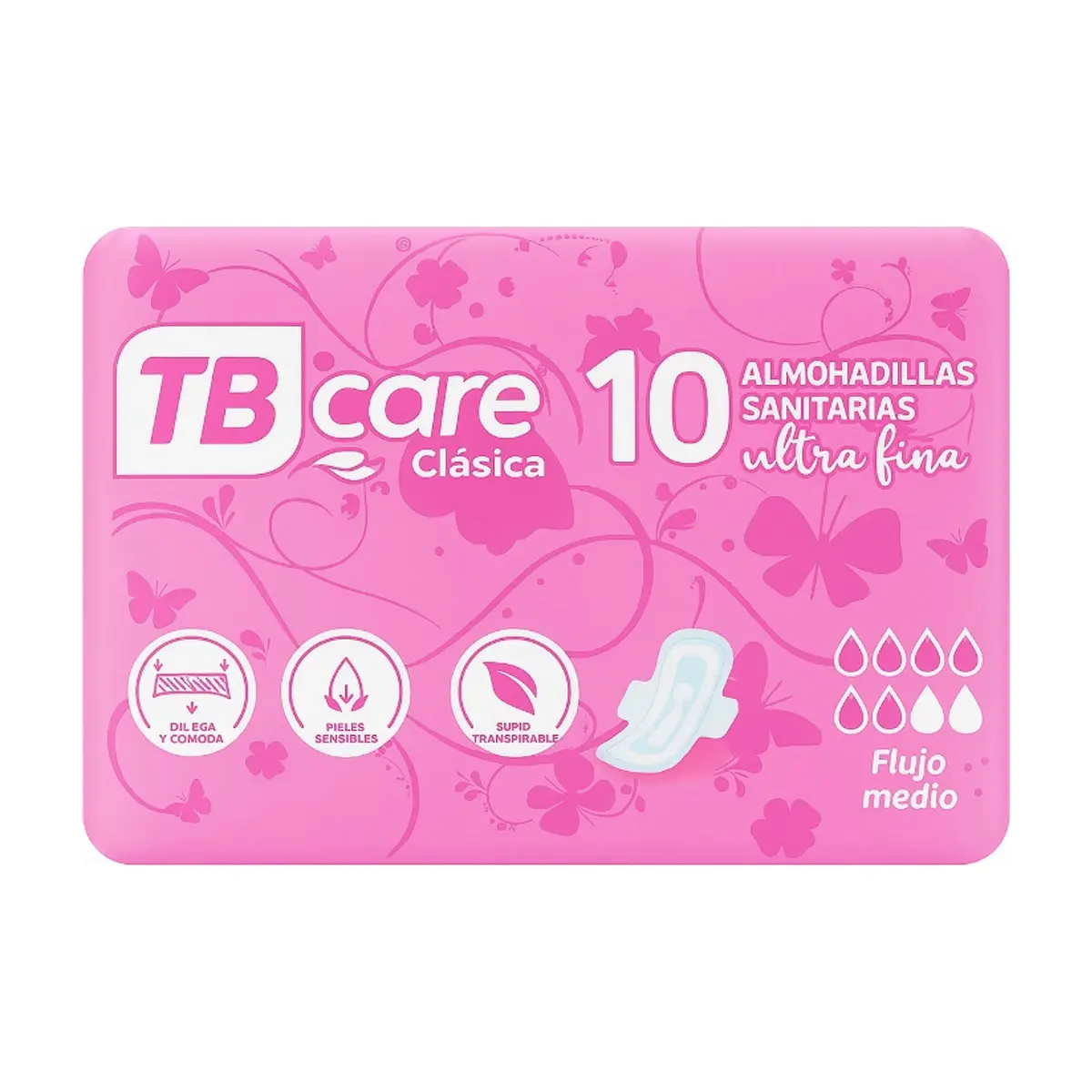 Almohadillas sanitarias TB care (10 U) - Thumbnail 2