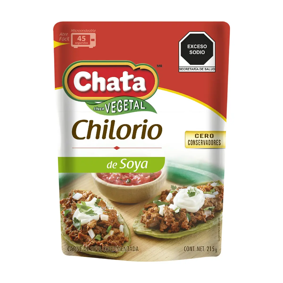 Chilorio de soya Chata (215 g / 7.58 oz)