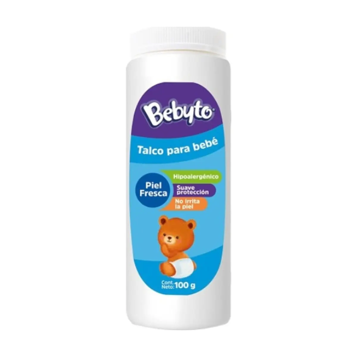 Talco para bebé piel fresca Bebyto (100 g / 3.5 oz) - Thumbnail 4