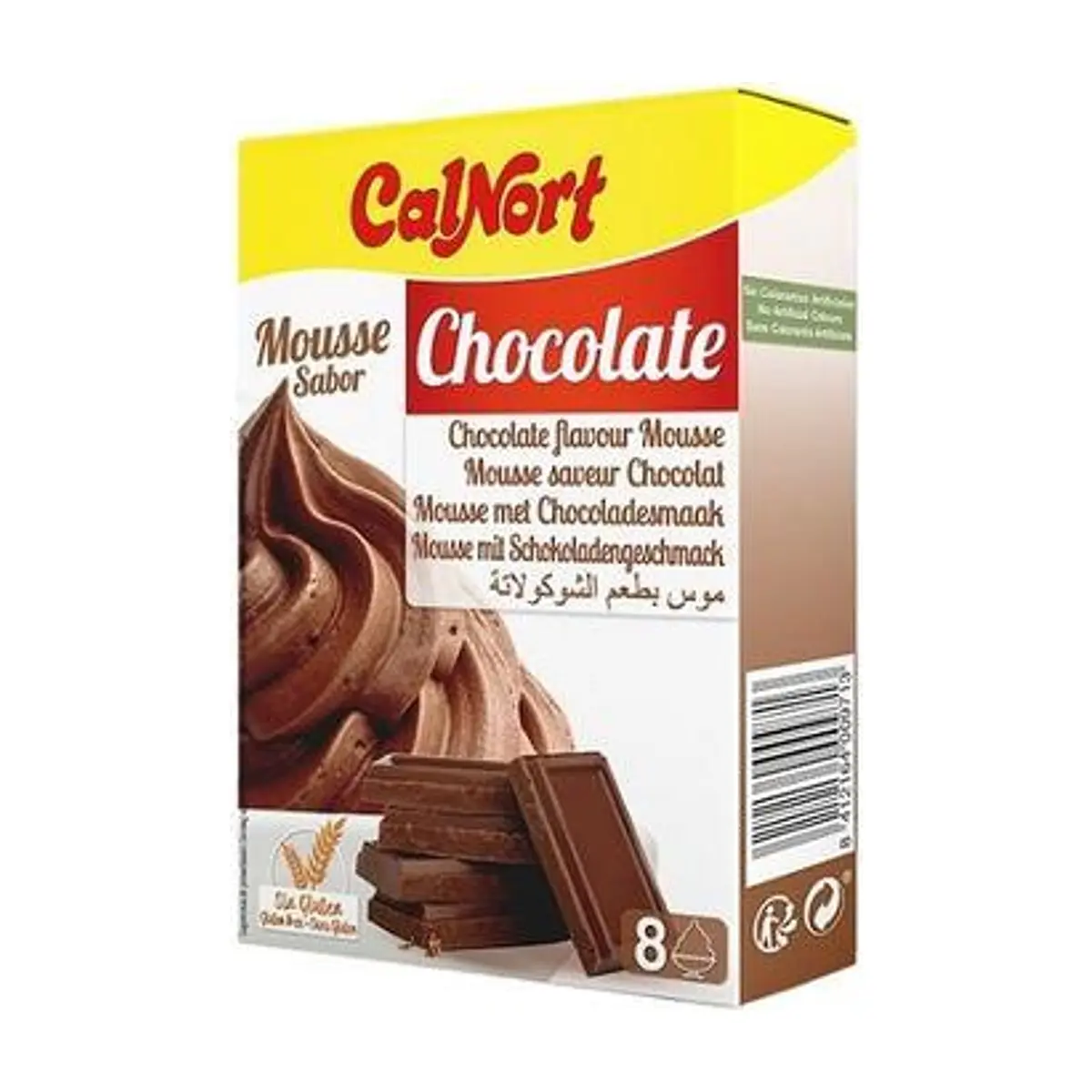Mousse Sabor Chocolate (2 u x 70 gr) CALNORT
