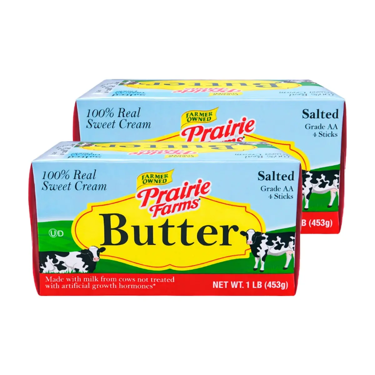 Mantequilla con sal Prairie Farms (2 x 453 g / 1 lb)