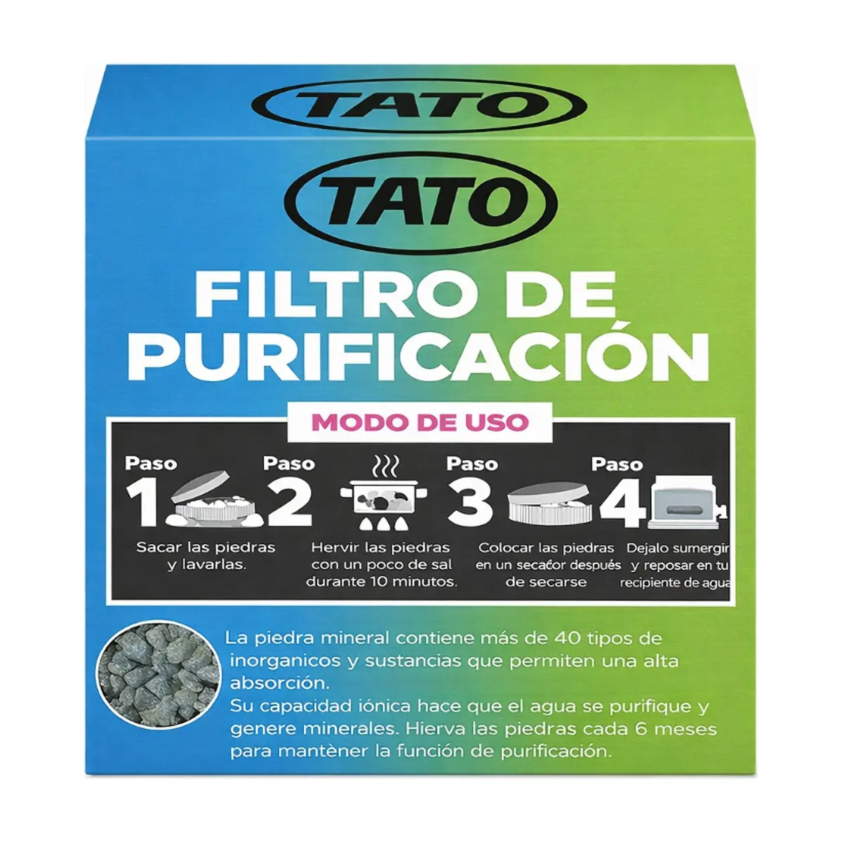 Filtro de purificación para purificador de agua por gravedad de 16 L TATO KL-2 - Thumbnail 2