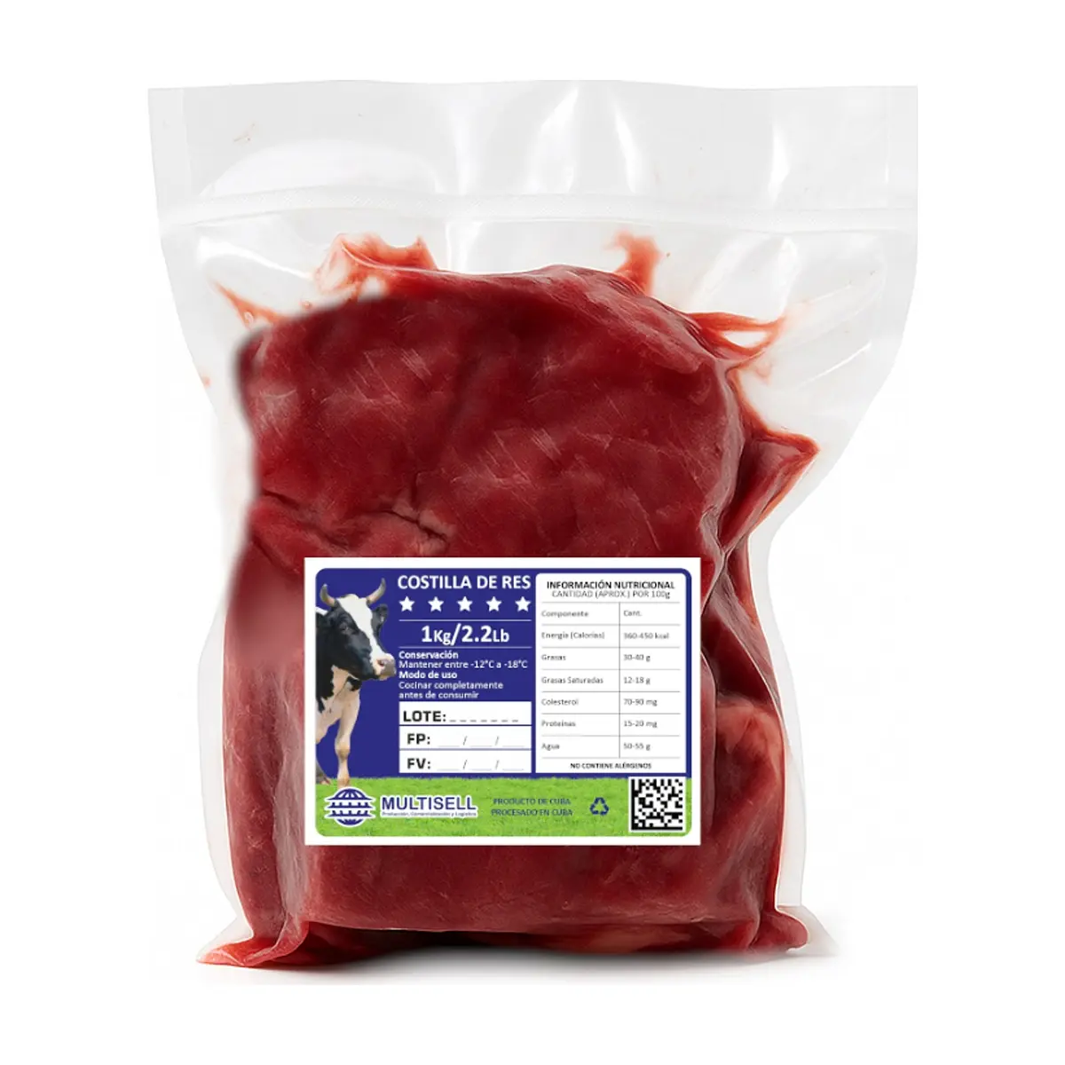 Costilla de res Multisell (1 kg / 2.2 lb) - Thumbnail 2