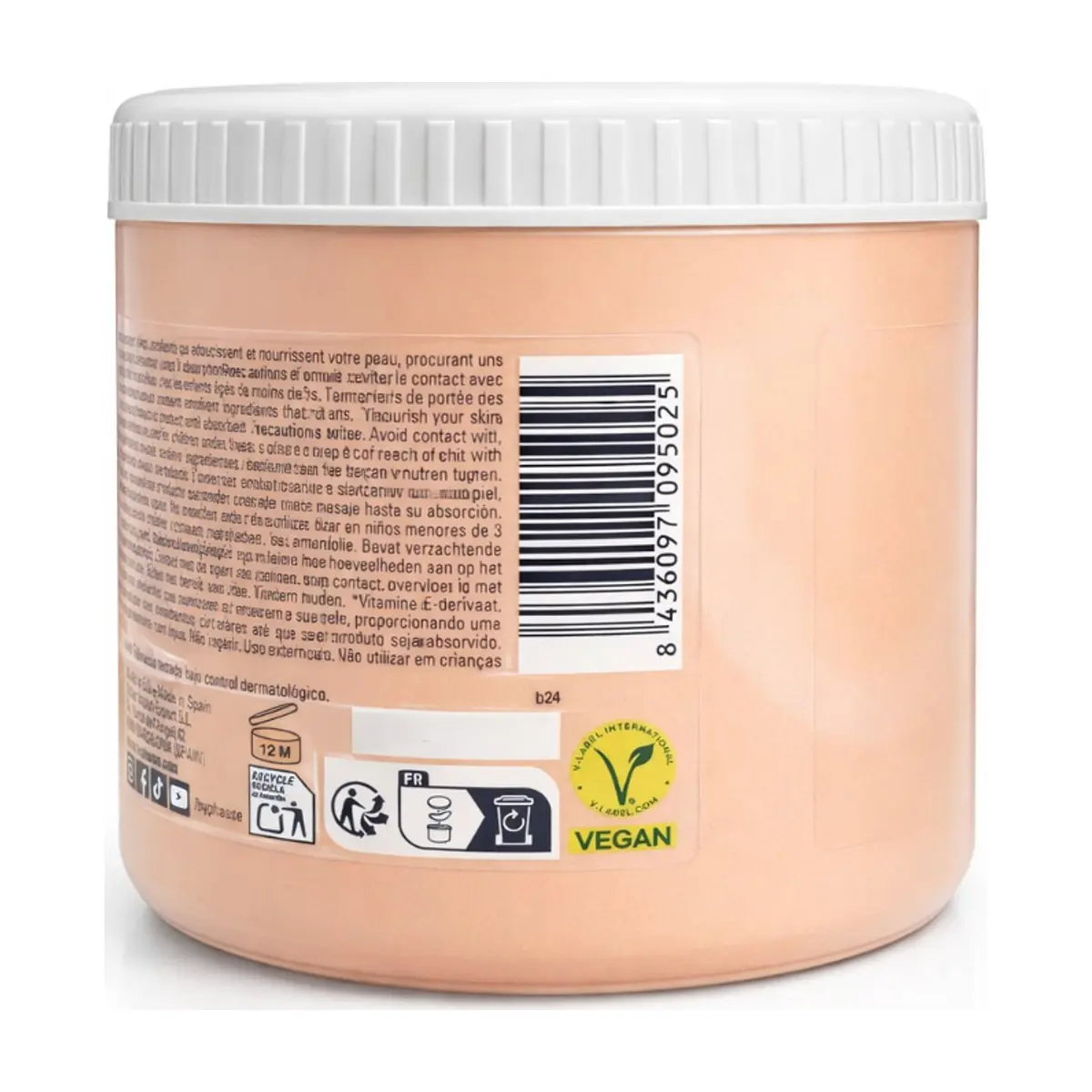 Crema corporal hidratante con aceite de almendras dulces Byphasse (500 ml / 16.9 fl.oz.) - Thumbnail 3