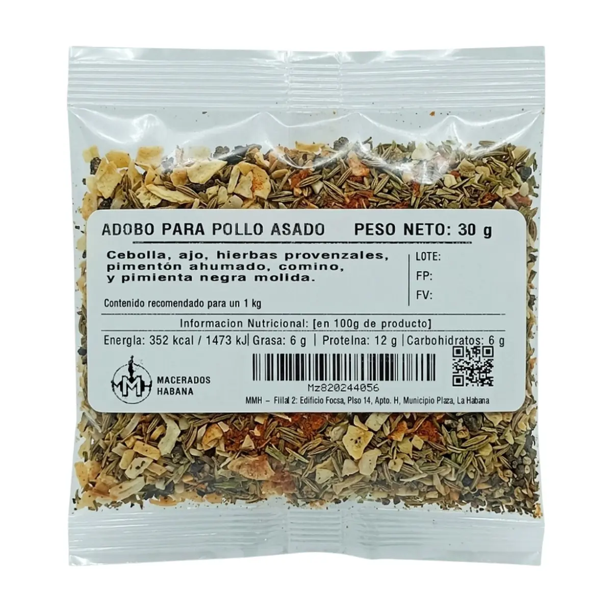 Adobo para pollo asado Macerados Habana (30 g / 1.06 oz) - Miniatura 1