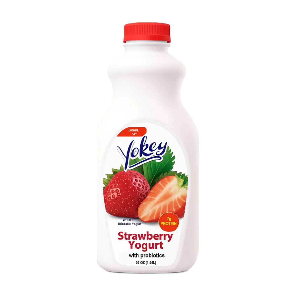 Yogurt de fresa con probióticos Yokey (1.54 L) - Miniatura 6
