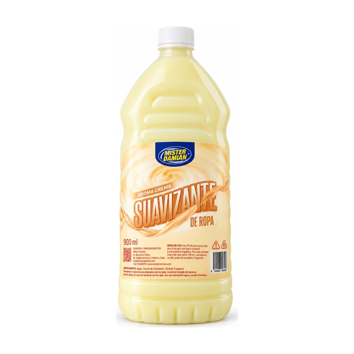 Suavizante de ropa aroma crema Mister Damian (900 ml)