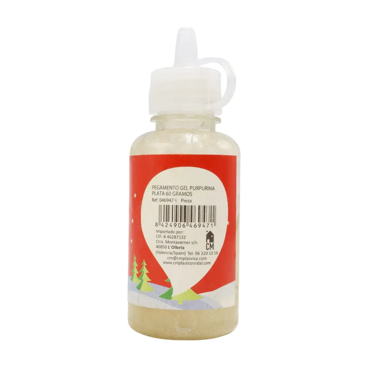 Pegamento en gel con purpurina plata Casa y Menaje (60 g / 2.11 oz) - Thumbnail 3
