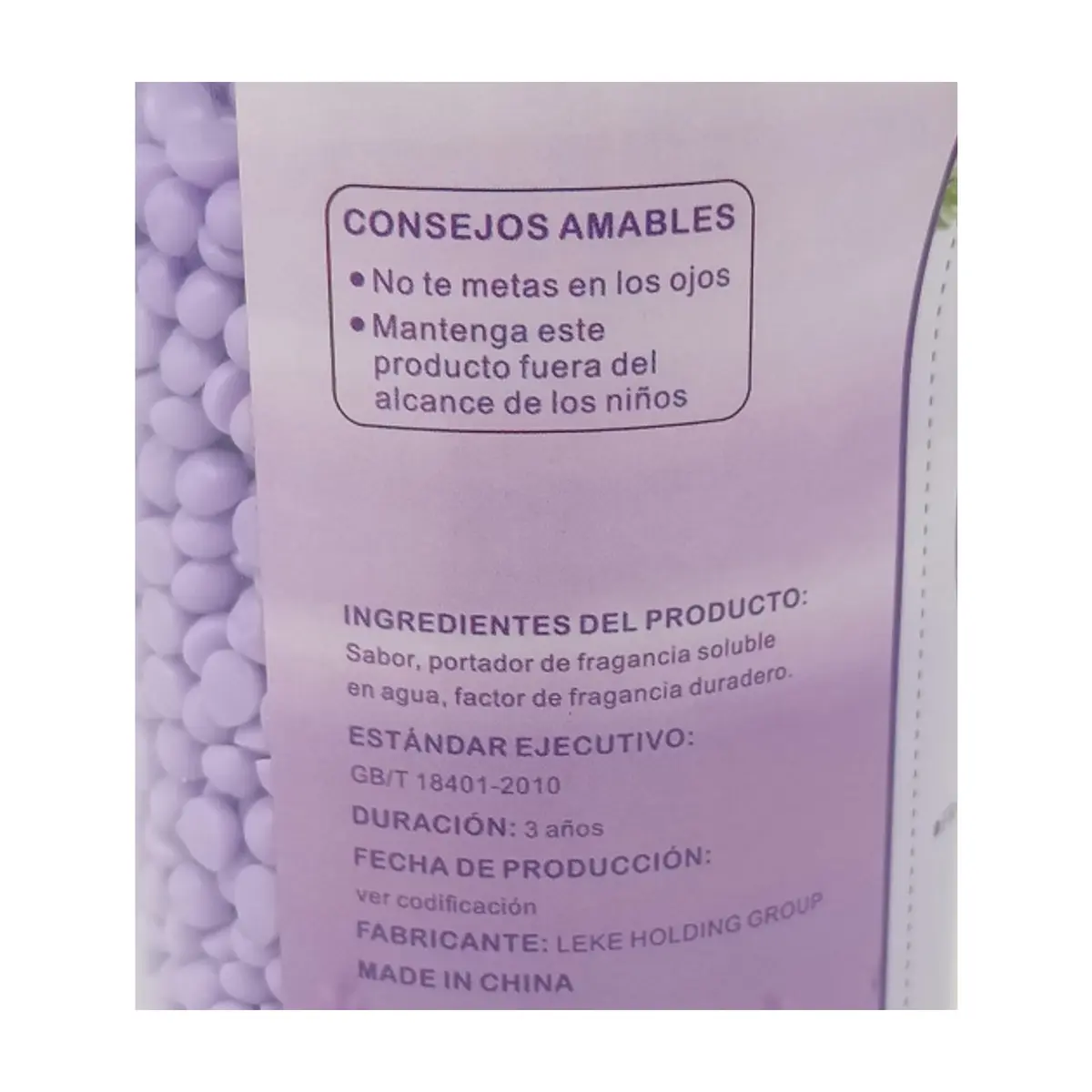 Perlas de olor de lavanda para ropa Total Care (200 g / 7.05 oz) - Thumbnail 2