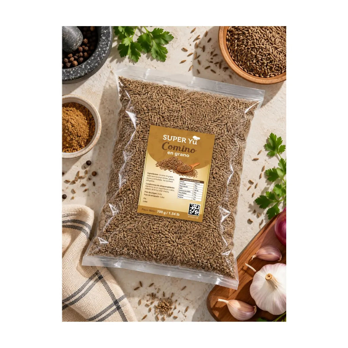 Comino en grano Super Yu (700 g / 1.54 lb) - Thumbnail 4