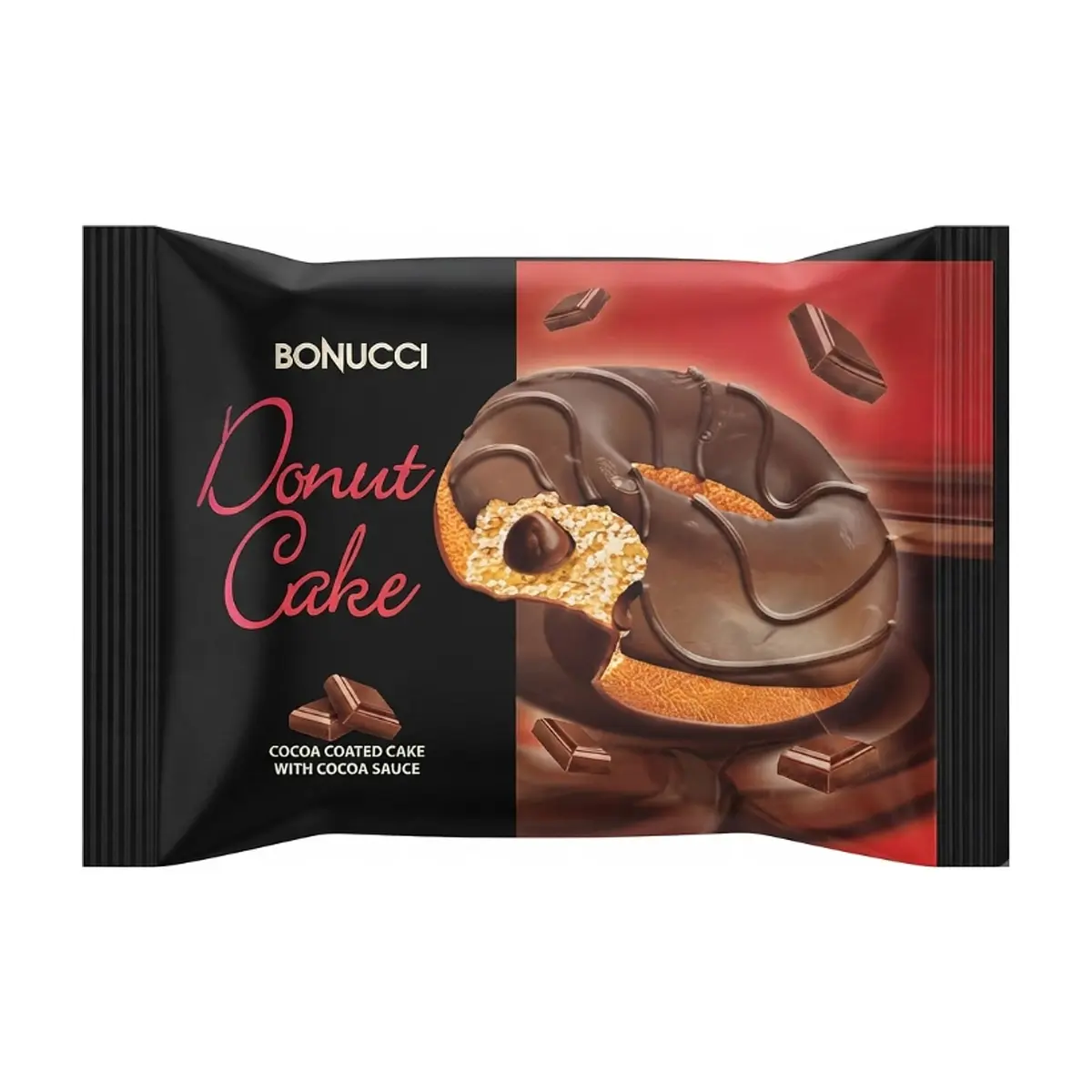 Dona rellena y cubierta de crema de cacao Bonucci (40 g / 1.41 oz)
