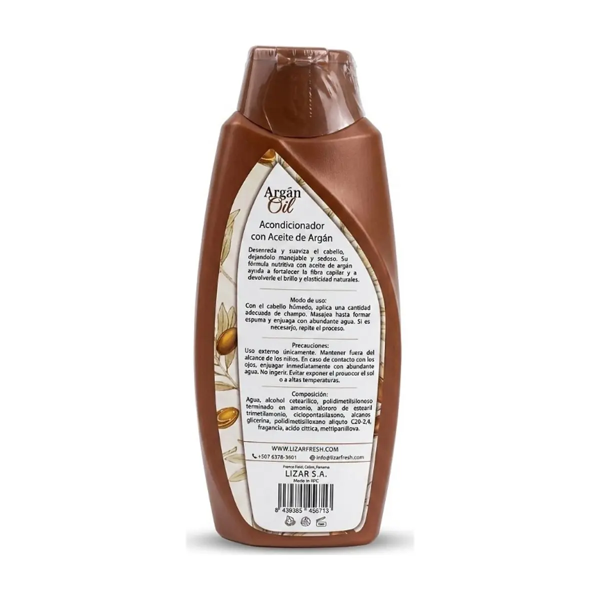 Acondicionador capilar sin sal con aceite de argán Lizar (500 ml) - Miniatura 3
