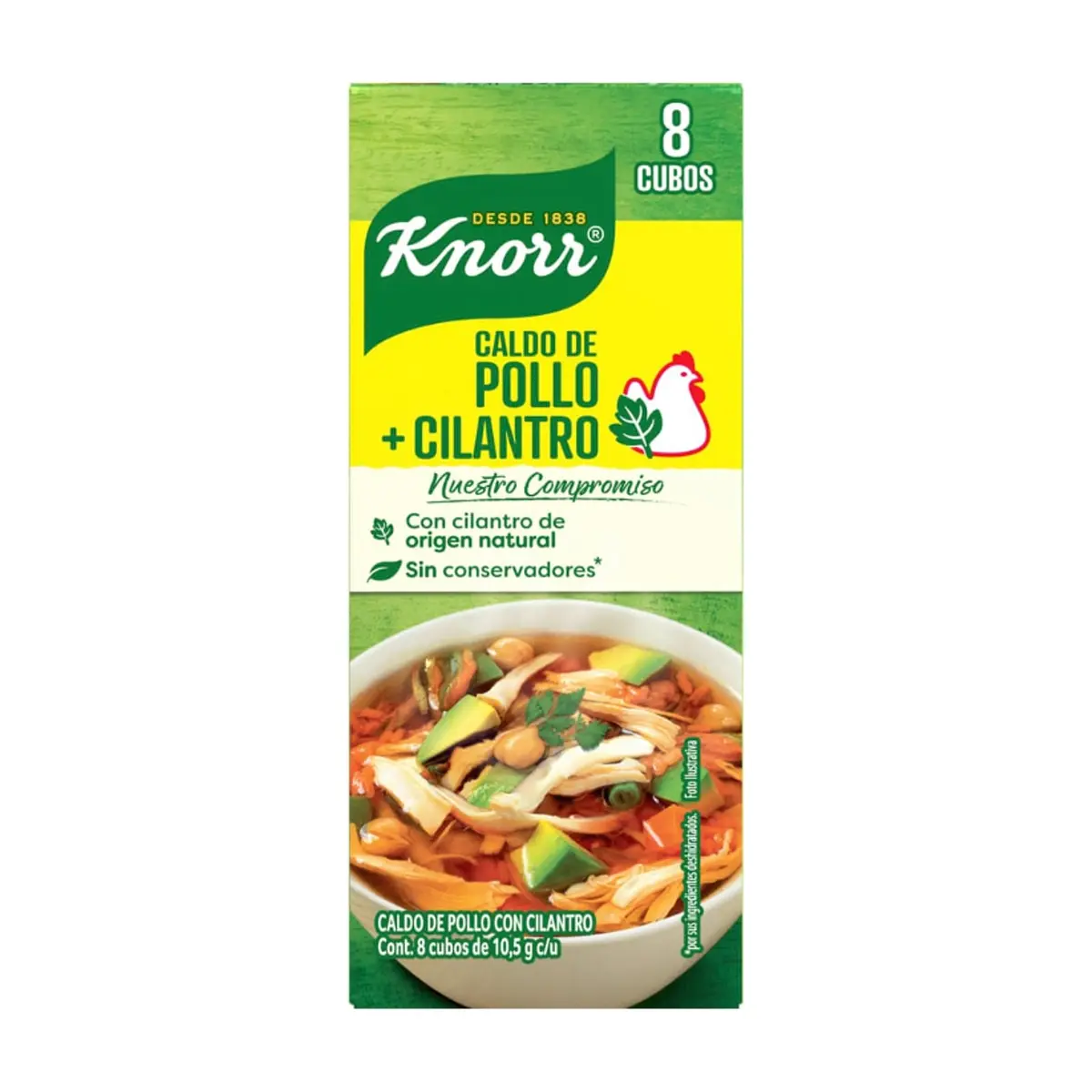 Caldo de pollo con cilantro Knorr (84 g / 2.9 oz) - Thumbnail 5